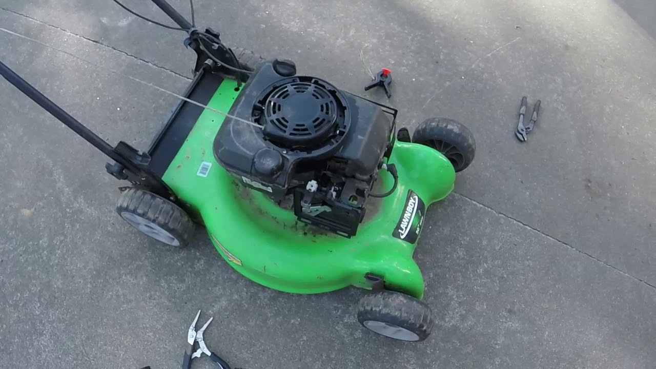 Lawn Boy self propel gets a new carb and blade