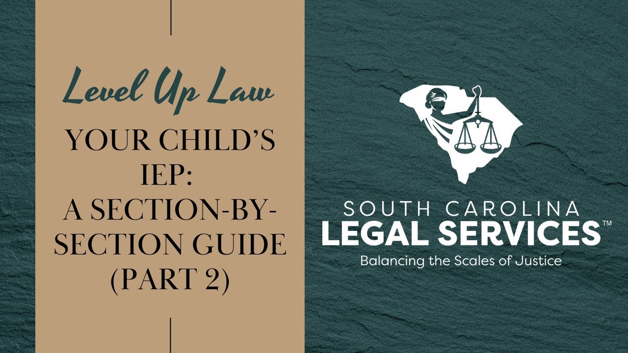 Your Child's IEP   A Section By Section Guide Part 2