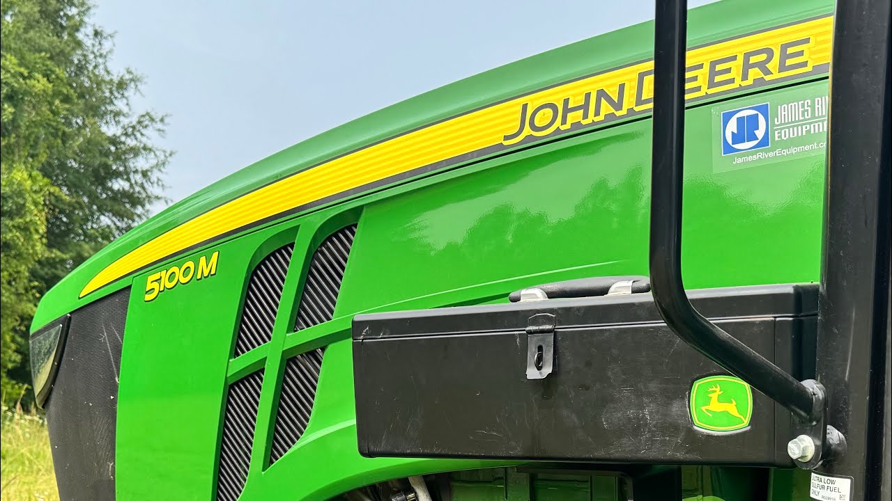 Cutting Hay With John Deere 5M & Krone Mower