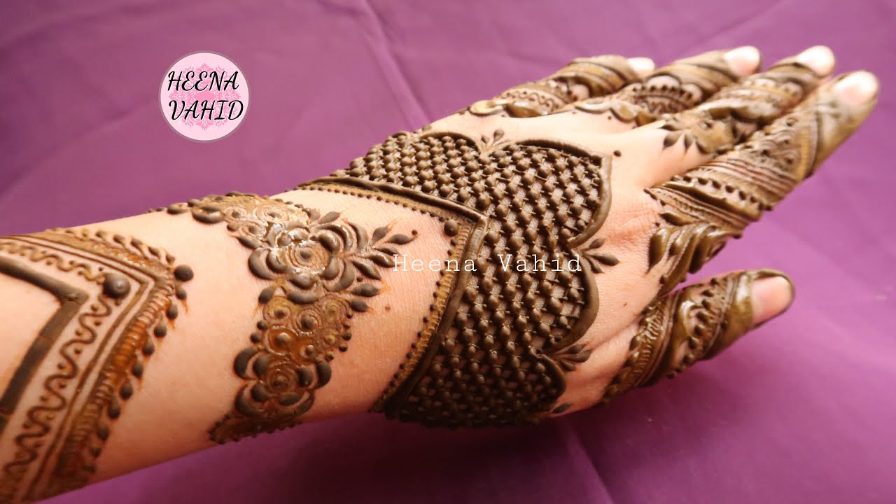*Специальный дизайн мехенди для рук на Рамадан* #12 - 2026 #heenavahid #mehndi