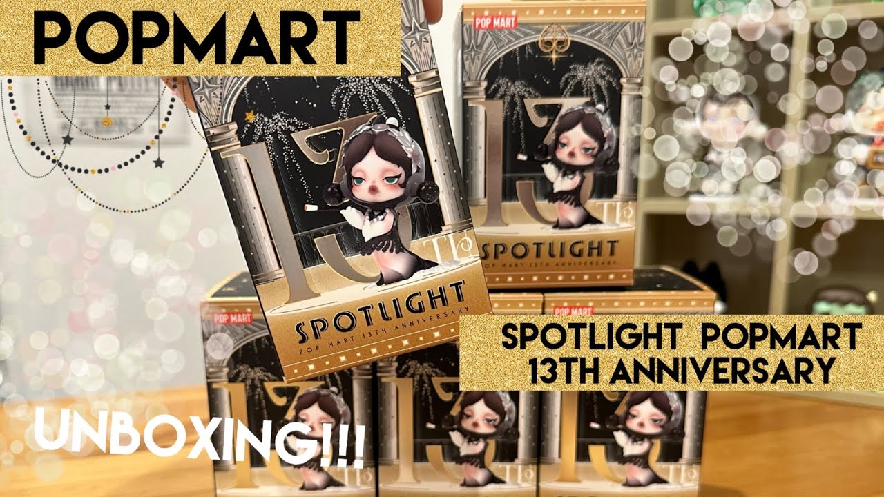 【POPMART】Spotlight 13th anniversaryシリーズ５箱開封🩶✨