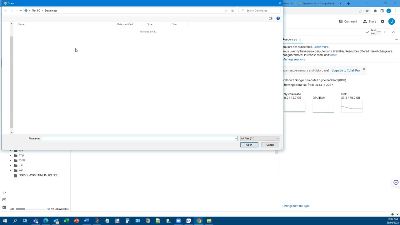 How to upload data to your google colab. No code required. (video 4)