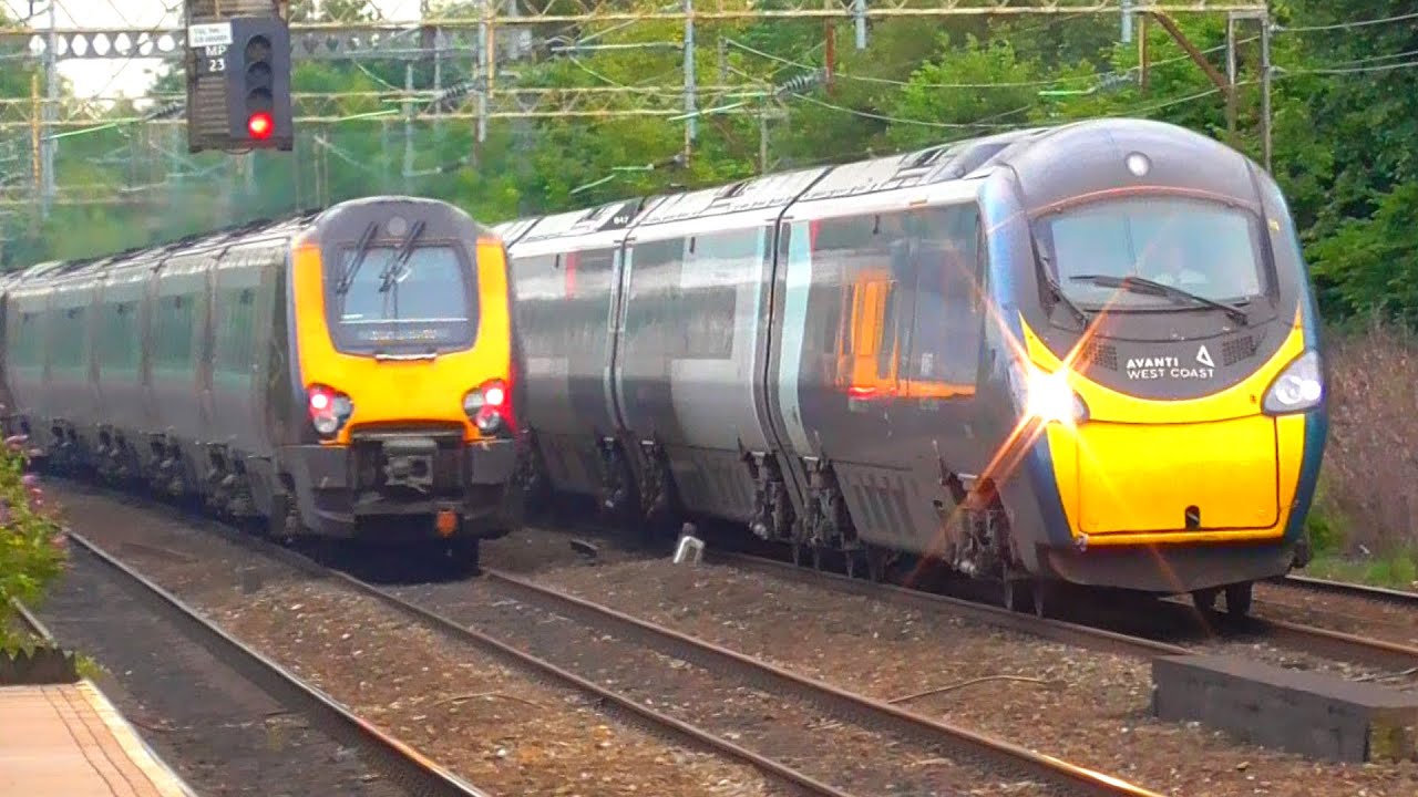 Trains at Levenshulme - 29/07/21