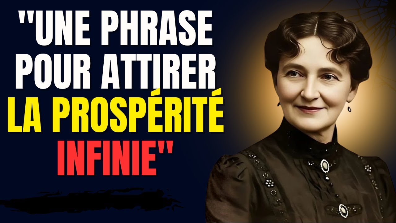La puissante phrase que Florence Scovel Shinn utilisait pour attirer l’abondance !