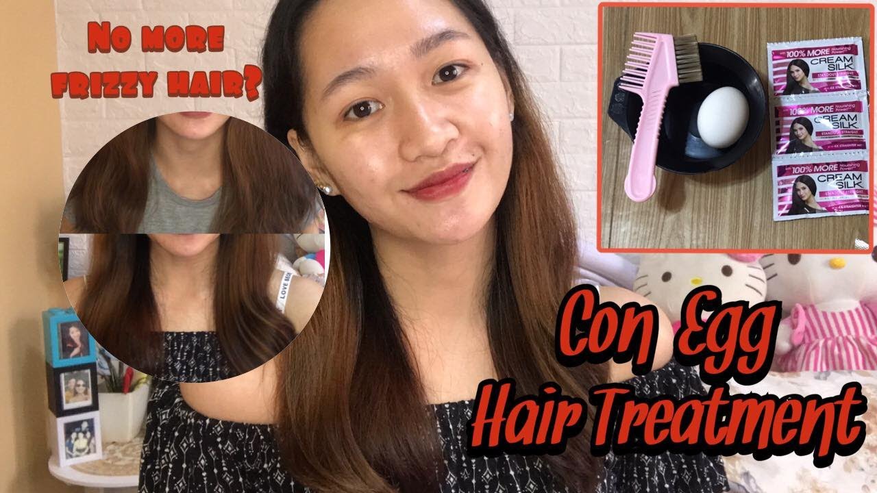DIY Hair Treatment/Egg + Conditioner for Dry and Damaged Hair