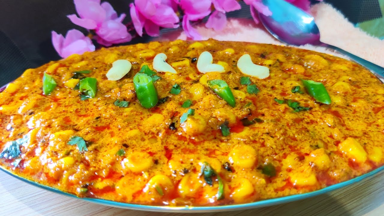Masala Corn Sabzi घर की कुछ ही मसालों से बनाइए रेस्टोरेंट जैसी स्वीट कॉर्न की सब्ज़ी|Sweet Corn Sabzi