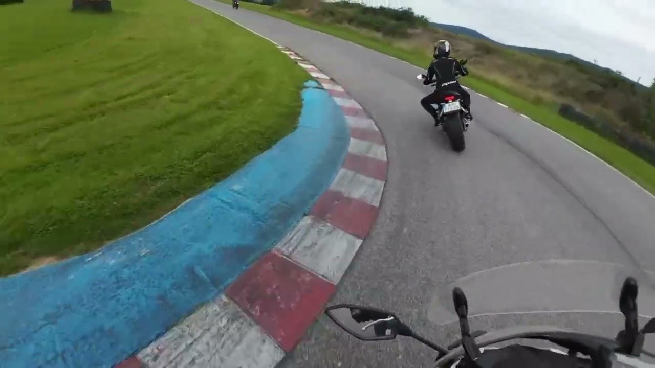 CfMoto 650GT on GoKart track “Dlhá” TRNAVA part2