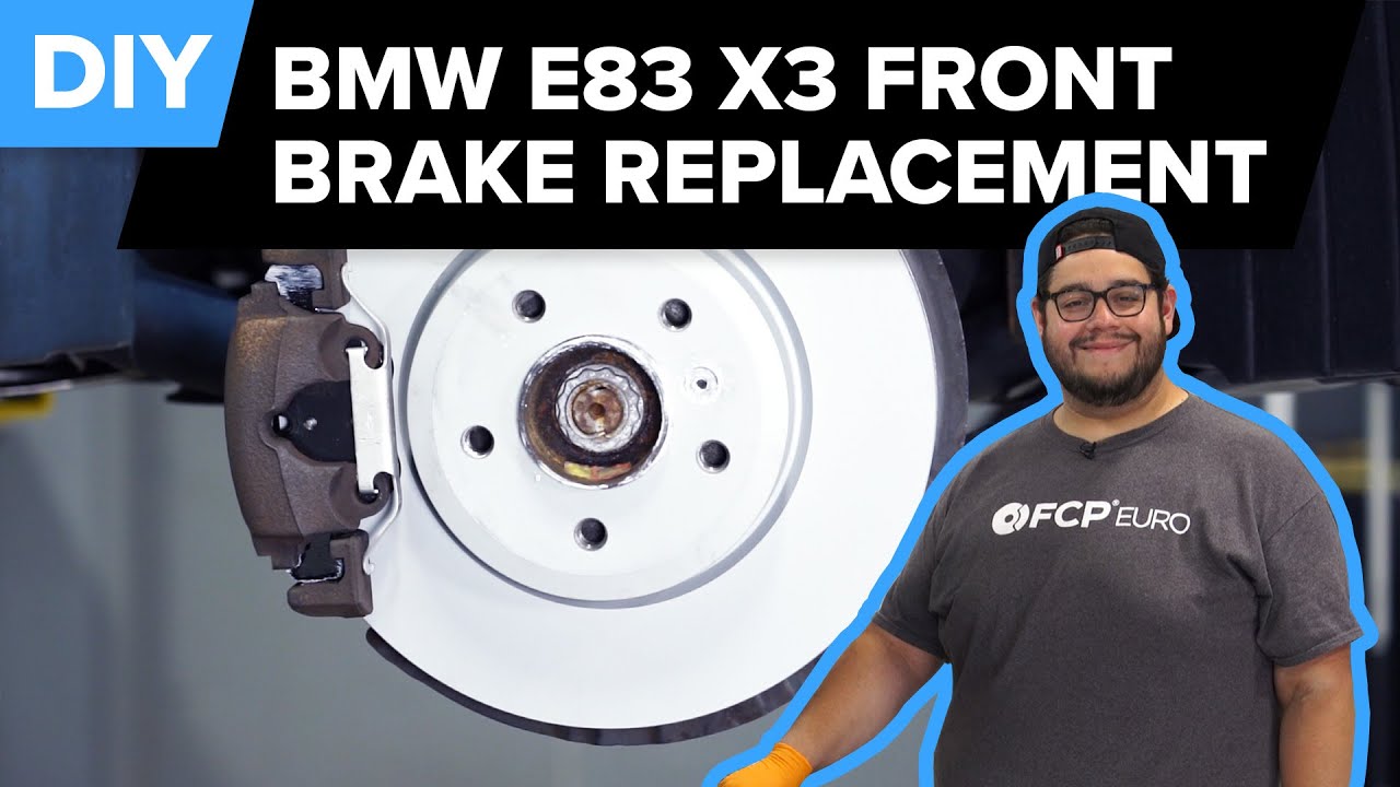Замена передних тормозных колодок и ротора BMW E83 X3 своими руками