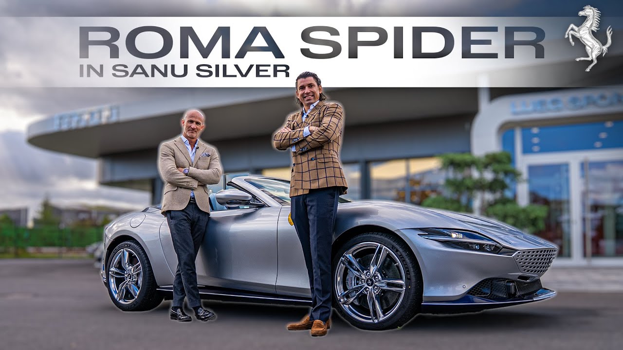 Ferrari Roma Spider in Sanu Silver | Ferrari Düsseldorf