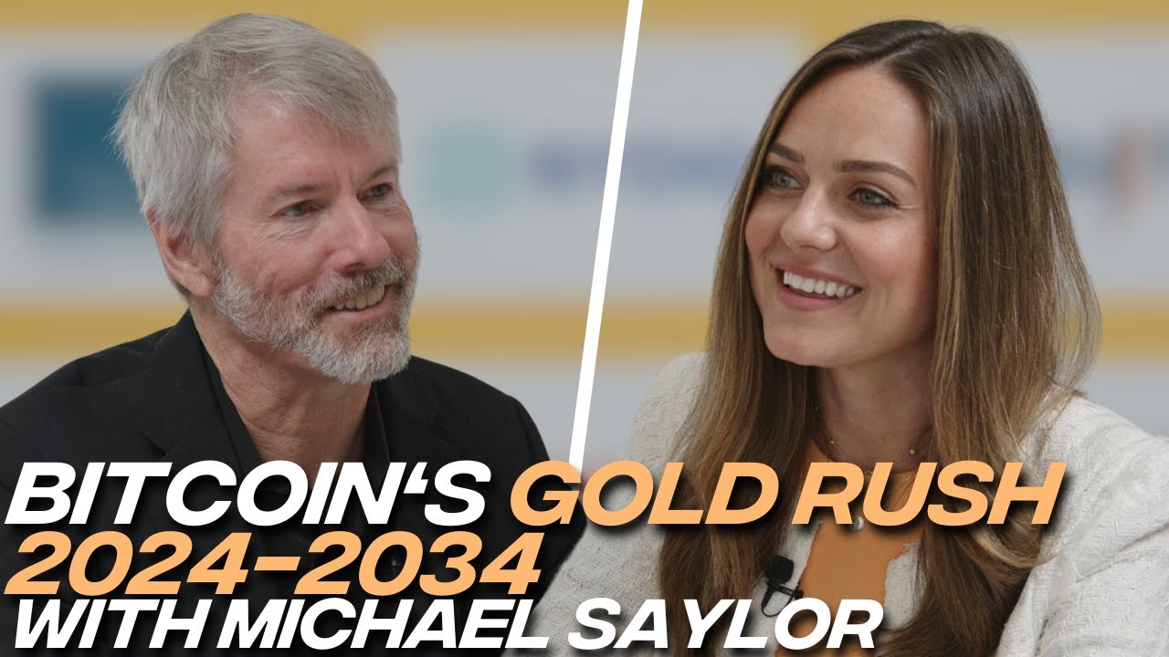 Michael Saylor: Bitcoin's 'Gold Rush' Has Started: 2024-2034, Why Smart Money is Buying #Bitcoin