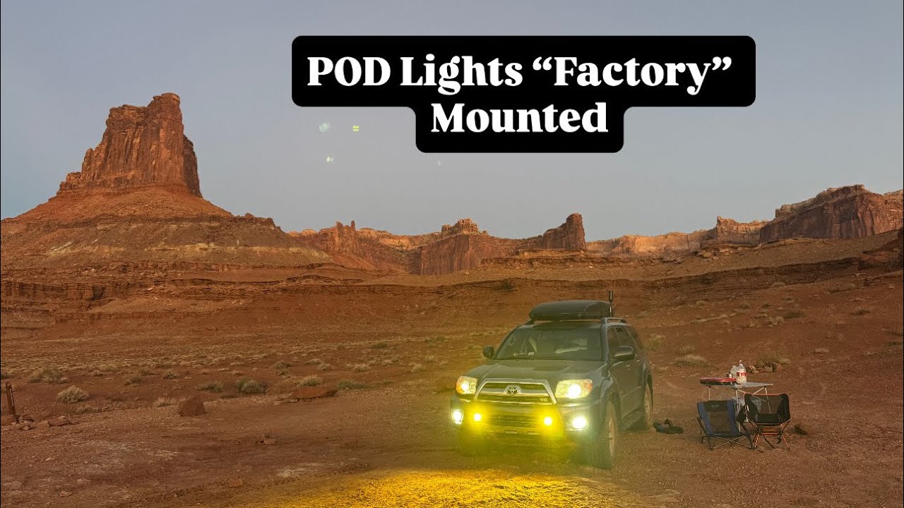Installing Pod Lights: 4th Gen 4runner