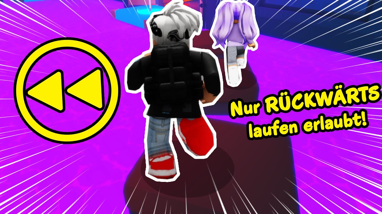 Roblox Obby, ABER ICH DARF NUR RÜCKWÄRTS LAUFEN!