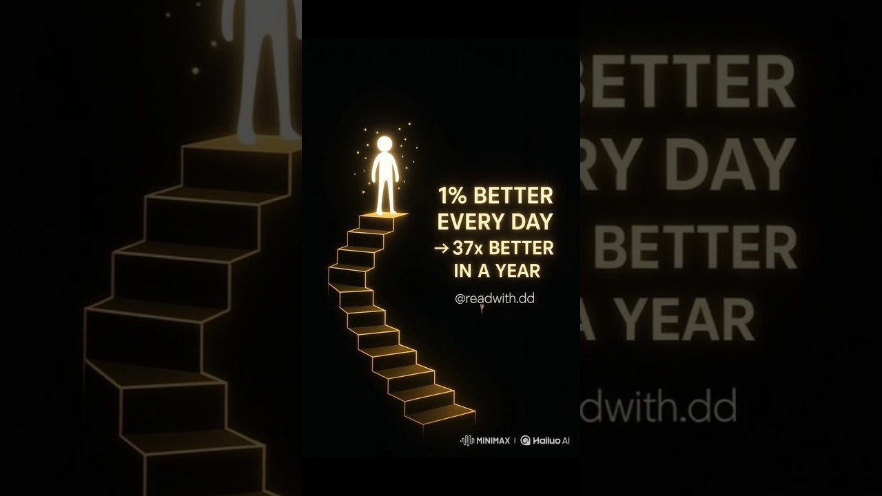1% Better Every Day = Success #mindsetmastery #mindgrowth #powerfulhabits #growthcoach #successhabit