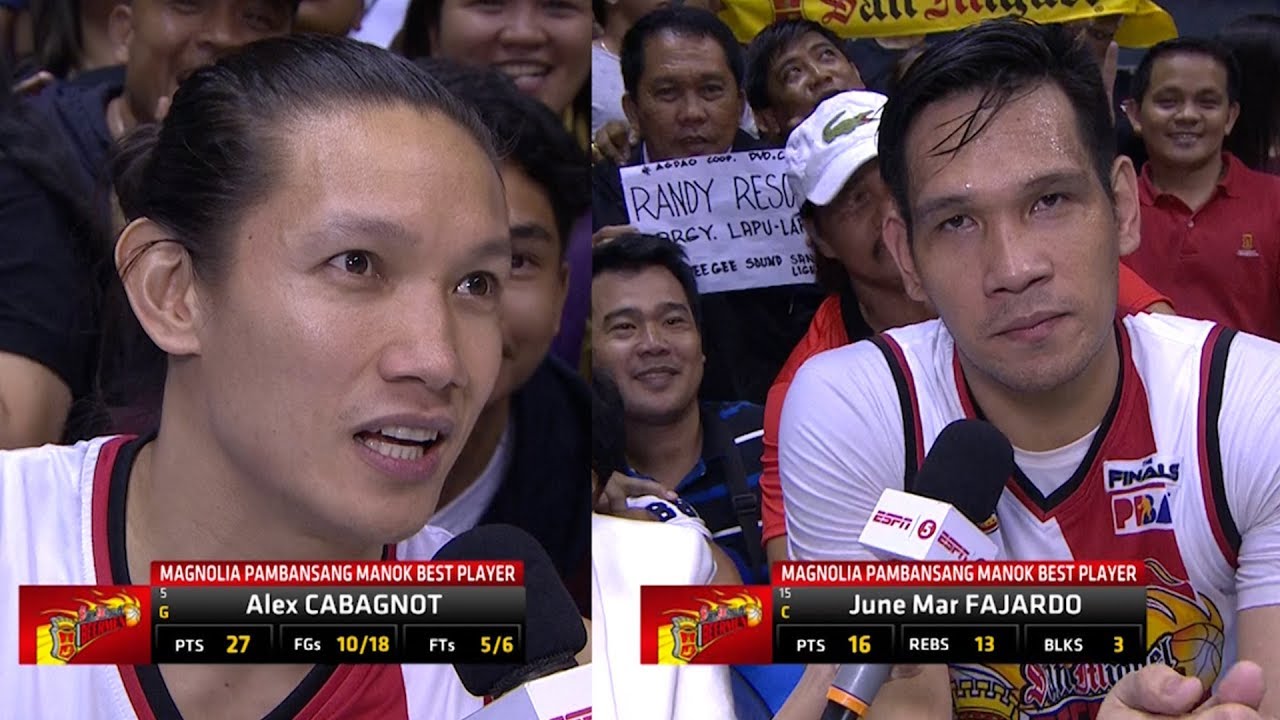 Best Players: Alex Cabagnot and June Mar Fajardo | PBA Philippine Cup 2018