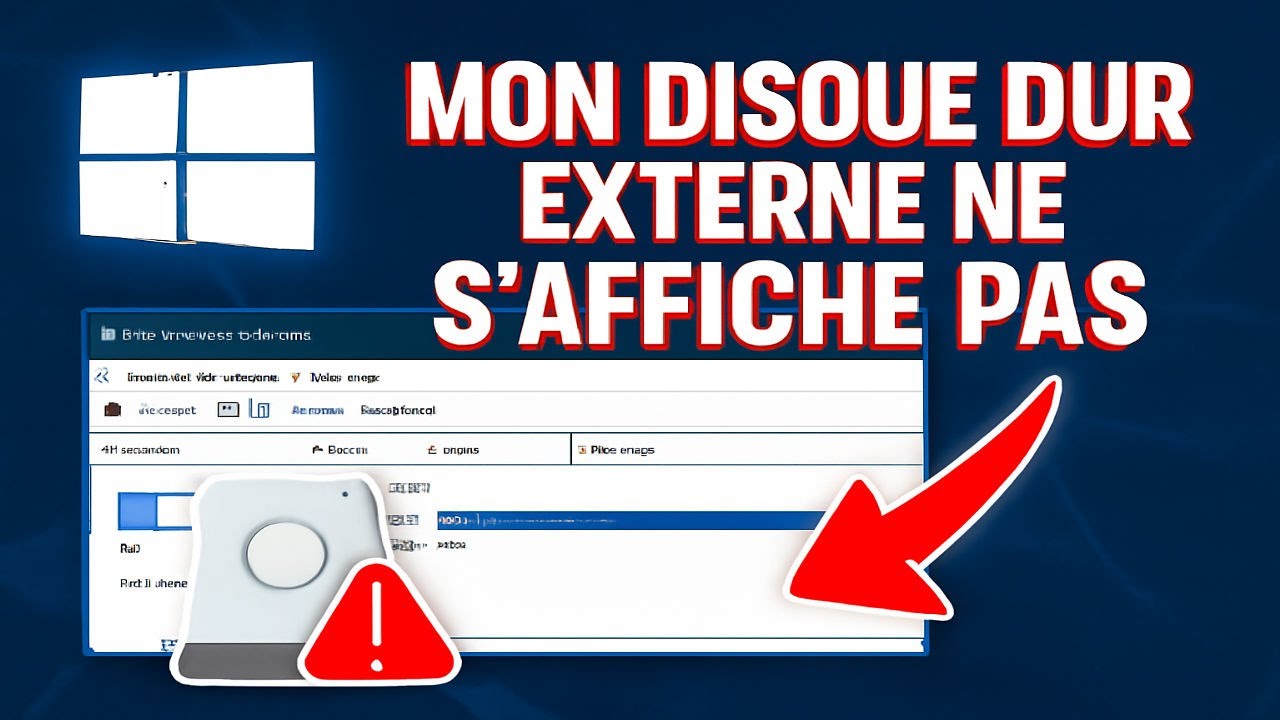 💻❌ Windows 10/11 : Disque Dur Externe Non Reconnu ? Solution !