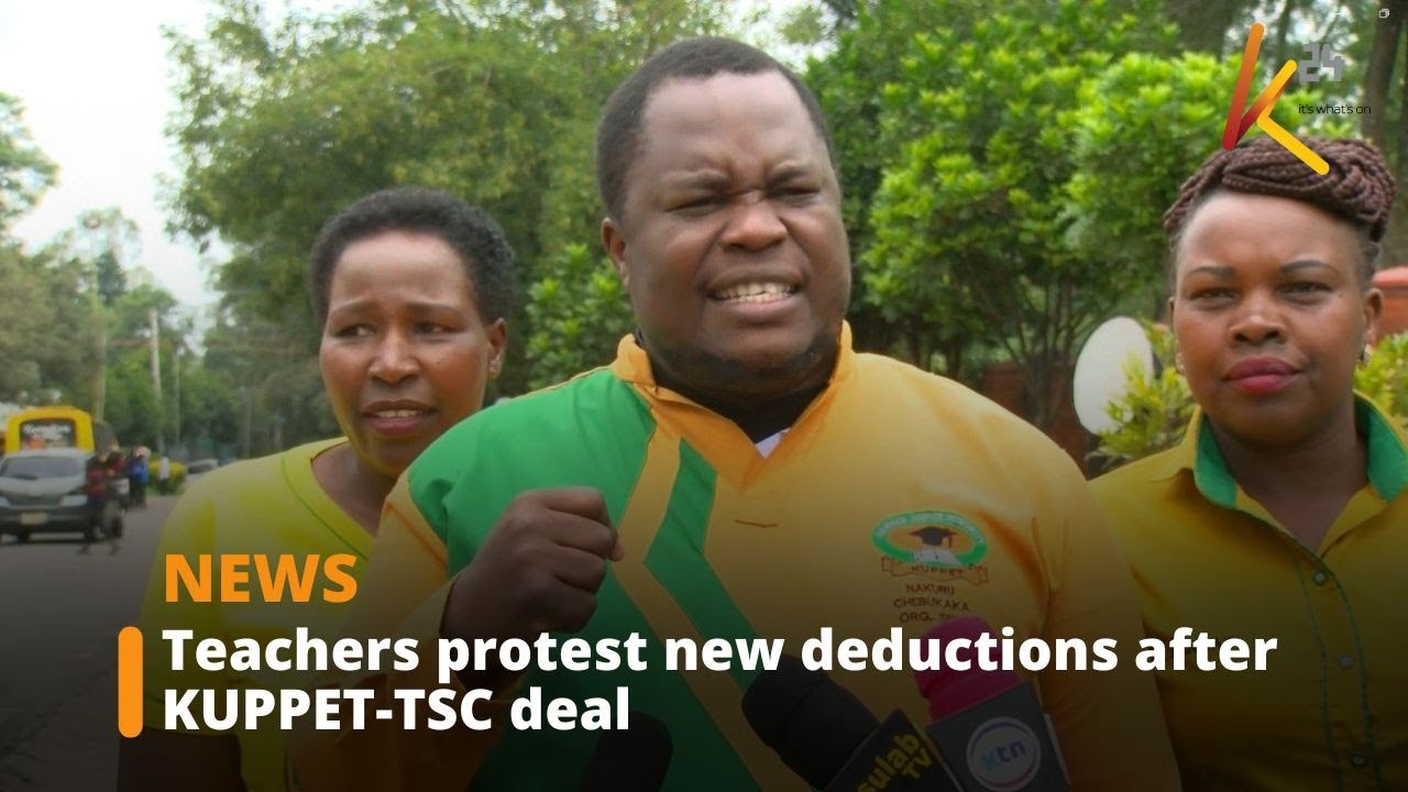 Teachers protest new deductions after KUPPET-TSC deal