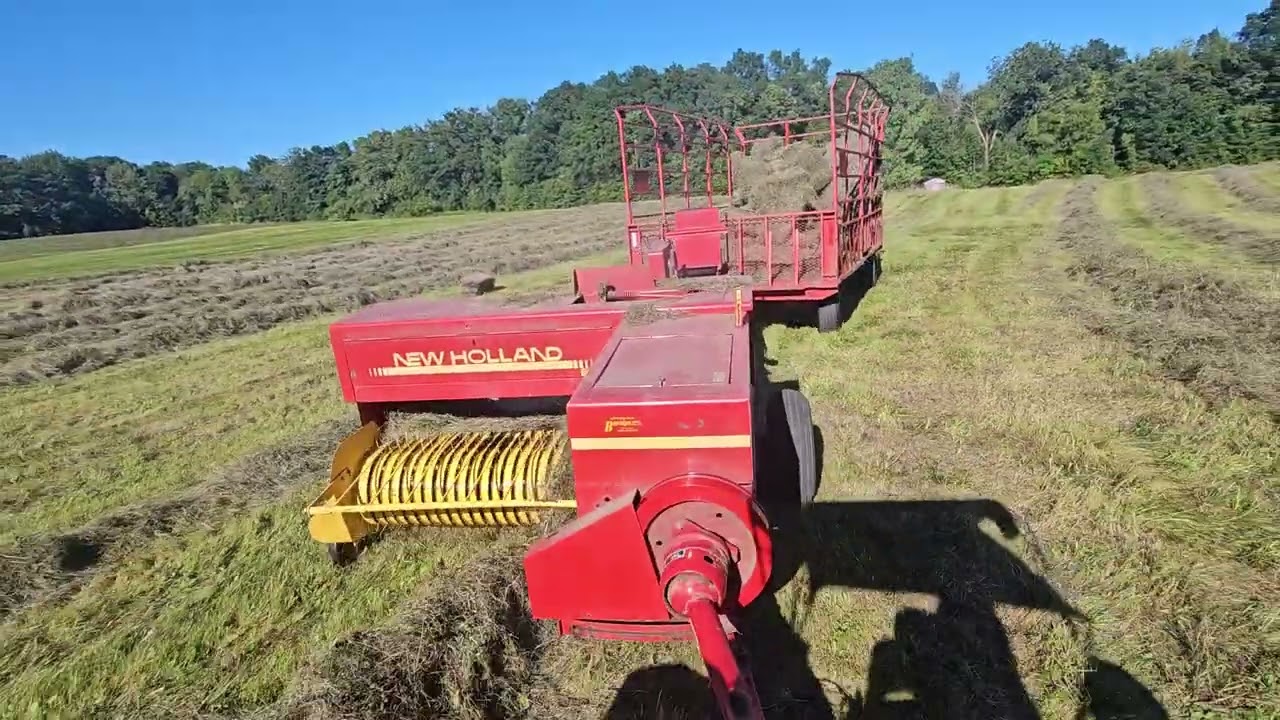 New Holland 570. 700 bales without breaking one!!!