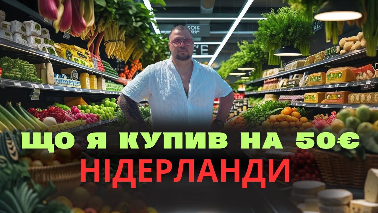 Що я купив на 50&euro; в Нідерландах? 🛒 Ціни на продукти 2025