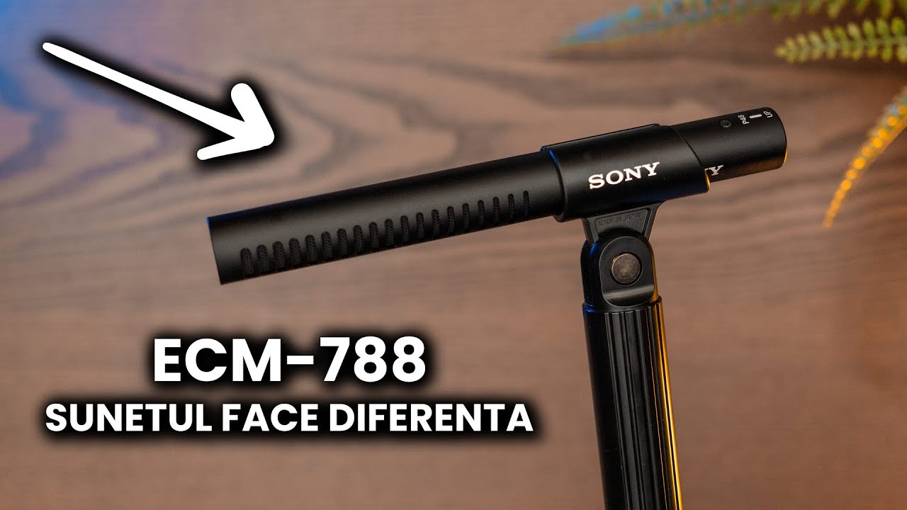 Sony ECM 778 - Sunet Profesional Pentru Film si Interviuri