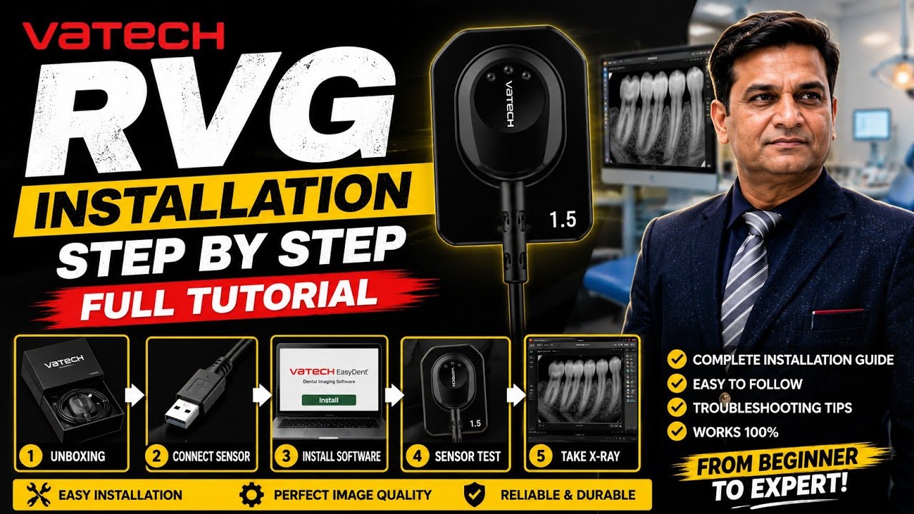 Vatech RVG Installation Guide | How to Install Vatech RVG Step by Step (Hindi Tutorial)