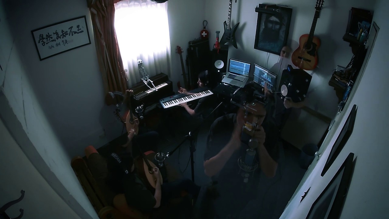 Pagan Bagpipe, Jaw Harp & Bouzouki Live Session (with myself) in C minor
