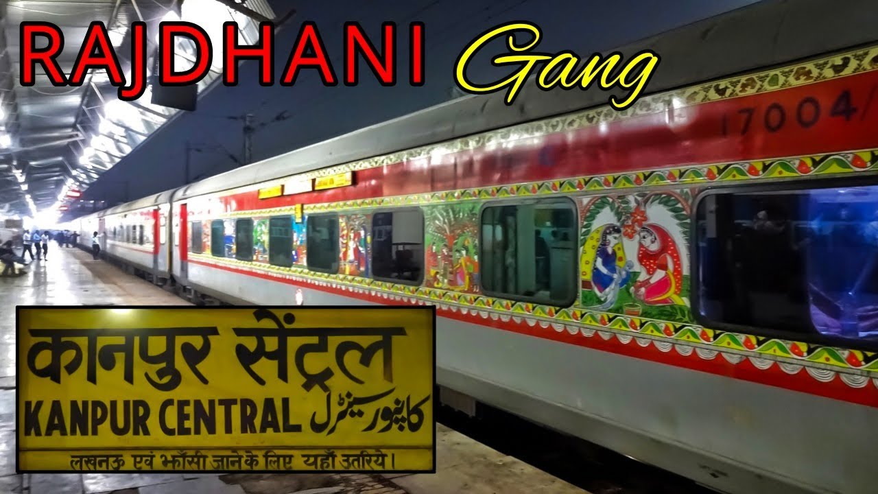 Back-to-back Arrival & Departure of The RAJDHANI Gang At Kanpur Central | Indian Railways