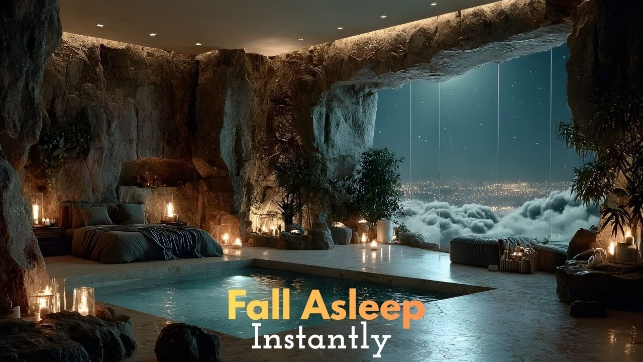 Let All Worries Evaporate: Warm Spa Retreat Above Clouds Piano & Harp