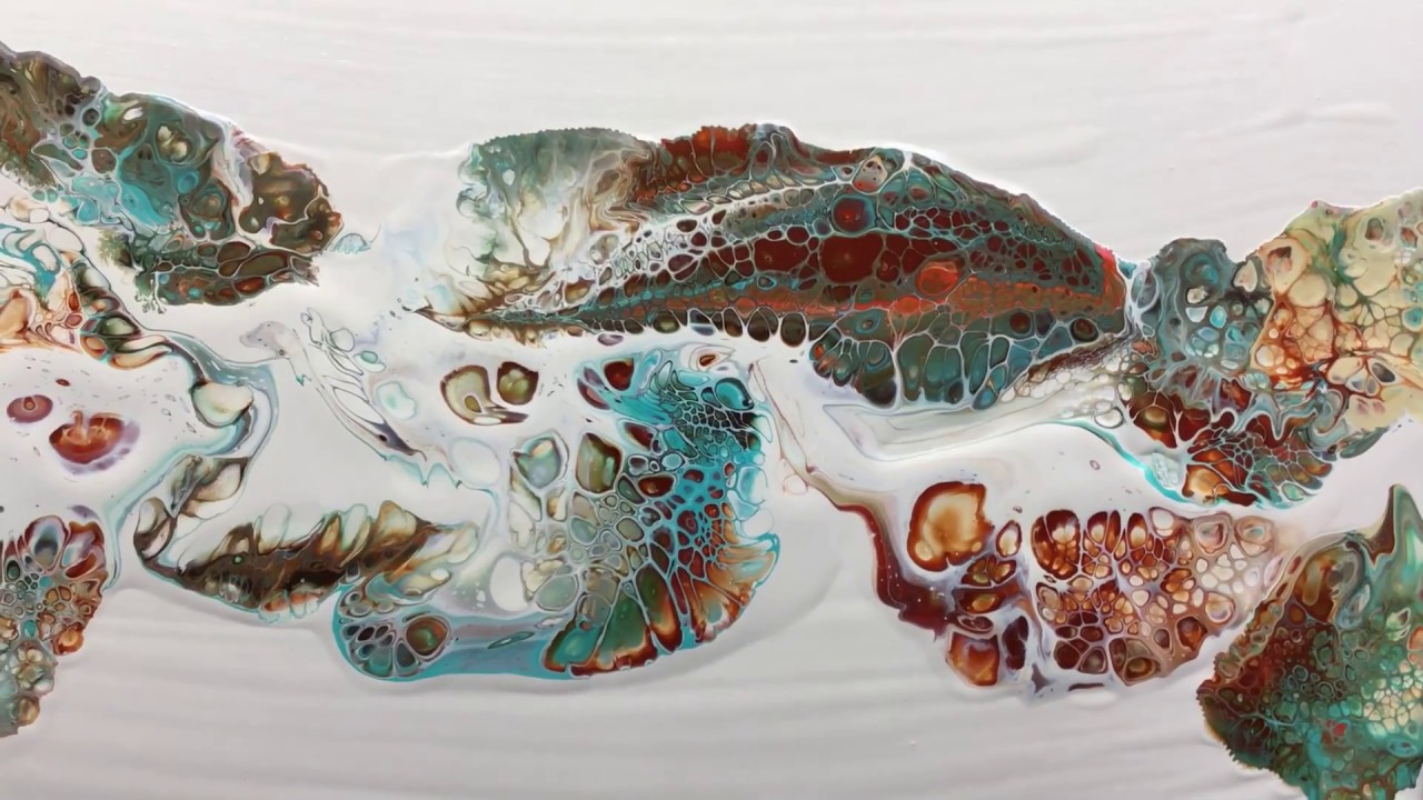 ( 699 ) ( SOLD ) NEW bottlecap acrylic pour