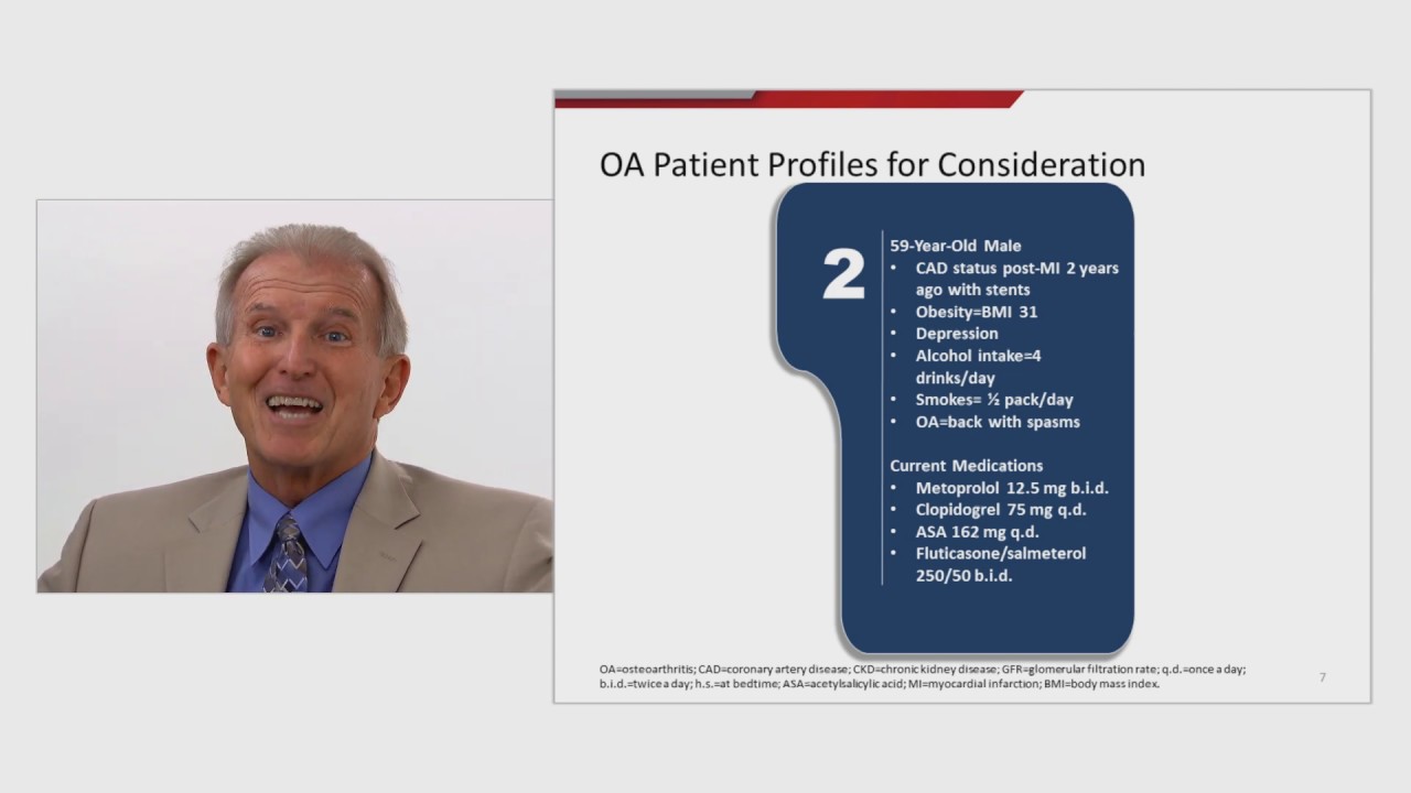 Osteoarthritis (OA) Webcast Series: Part 1 - A Patient-Centered Approach to OA-Related Pain