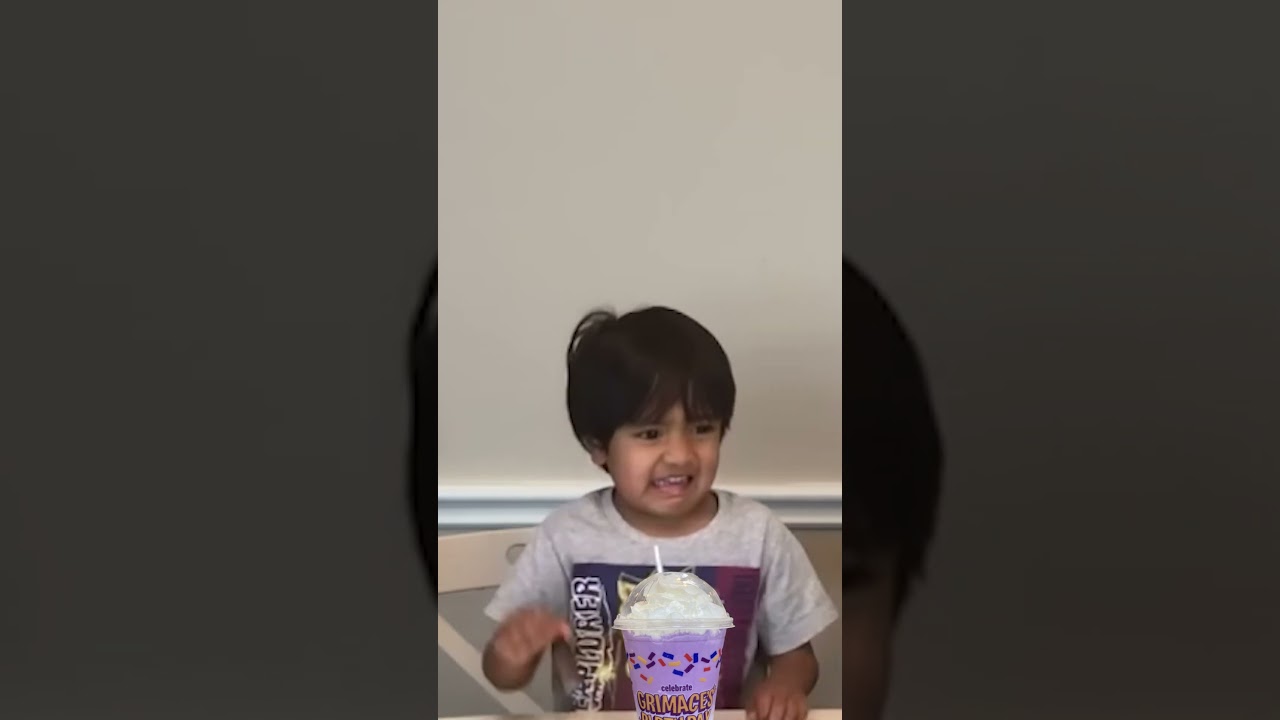 Tag with Ryan Tries Grimace Shake in Real Life for First Time -Tag with Ryan All Characters Unlocked