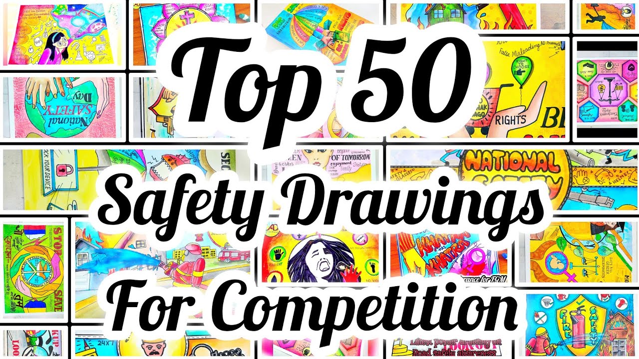 Safety drawing/fire safety poster drawing/Industrial safety drawing/fire safety measures