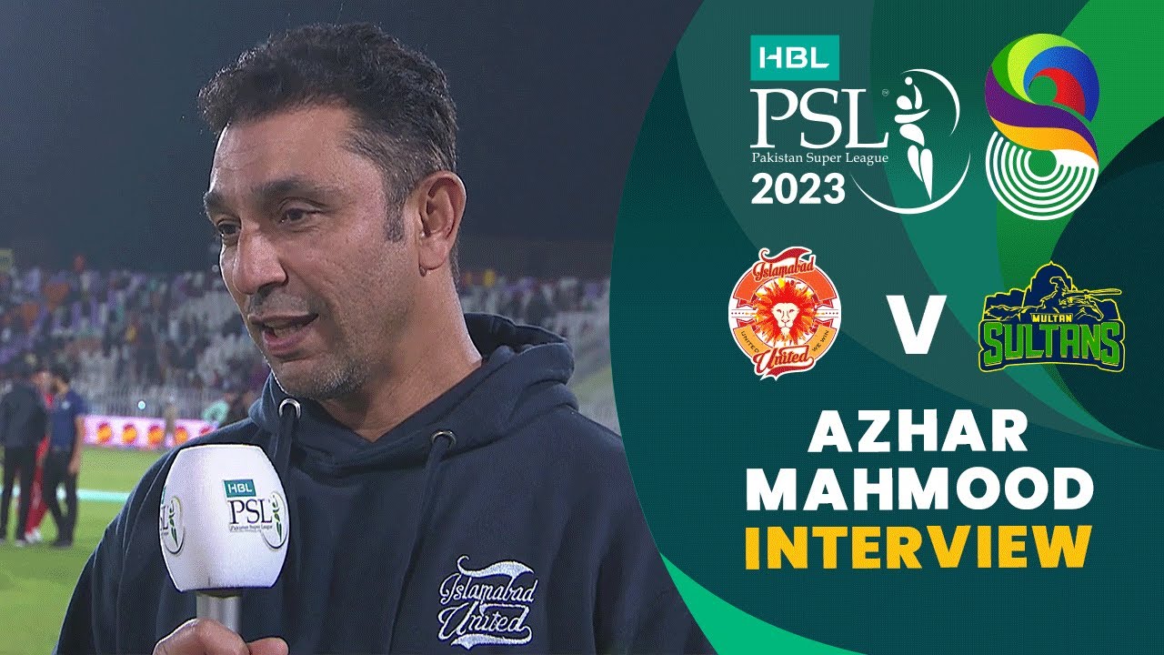 Azhar Mahmood Interview | Islamabad United vs Multan Sultans | Match 24 | HBL PSL 8 | MI2T