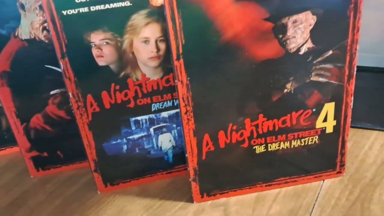 A nightmare collection 7 vhs tape box set nightmare on elm street