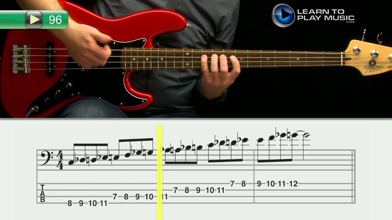 Ex096 - Beginner Slap Bass - Backing Mix