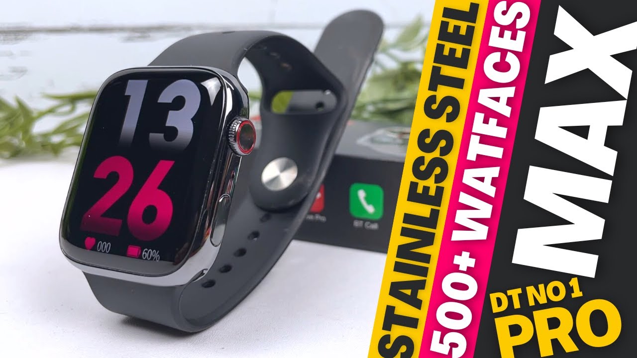 DT No 1 Pro Max Smartwatch Review | Stainless Steel Body | DT No.1 Smartwatch