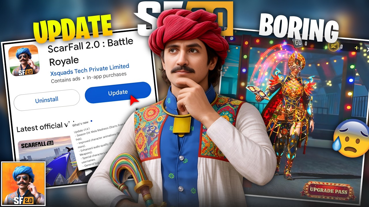 Multiple Updates Aa Gaya Phir Bhi Kuchh Change Nhi Hua?🧐 Scarfall 2.0