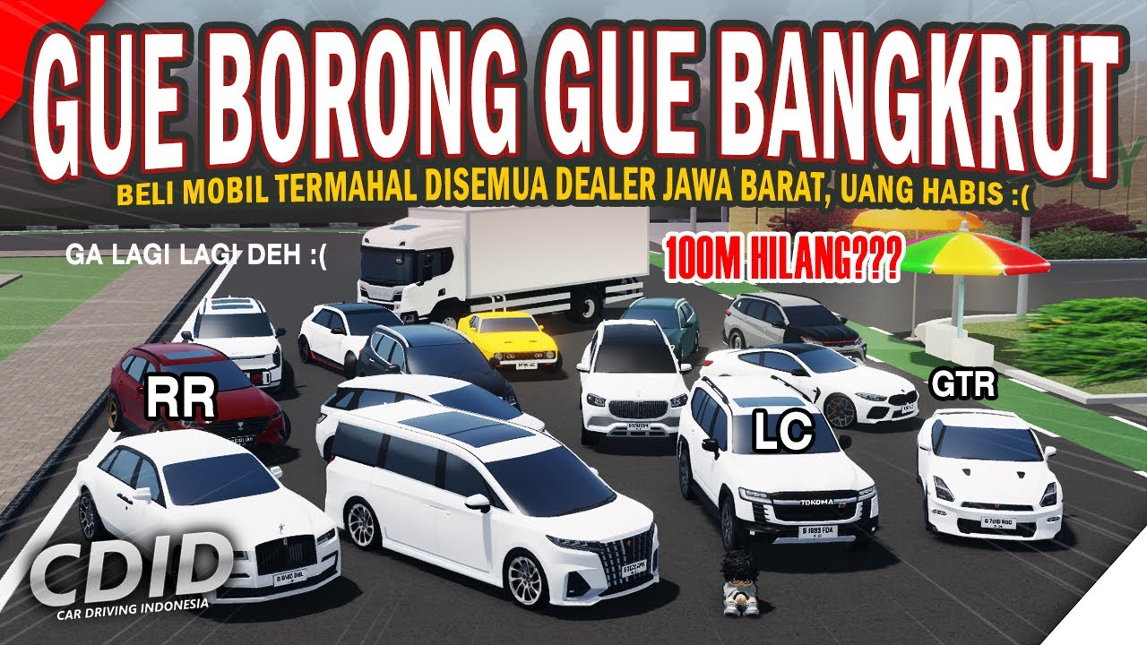 Beli Mobil Termahal di Semua Dealer Jawa Barat! Duit Habis, INI PALING OKE | CDID UPDATE ROBLOX V2.2