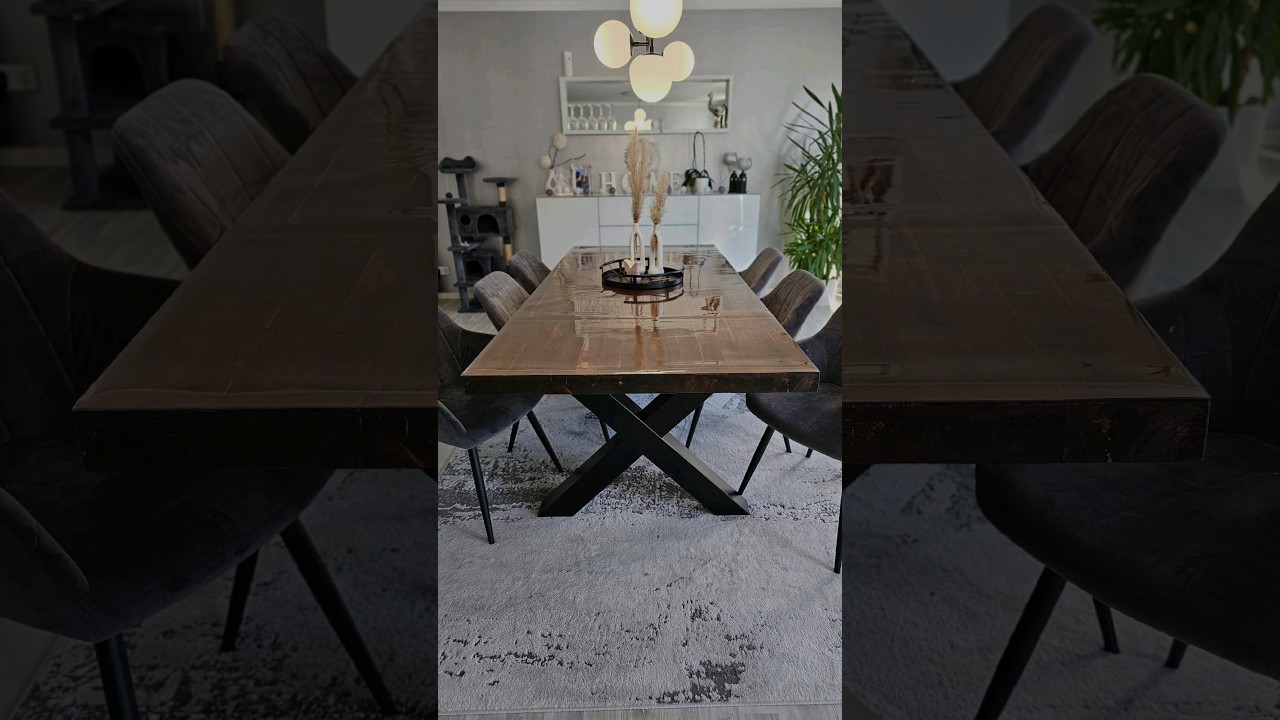 DIY Dining Table/ Стол своими руками. #woodworking #diy
