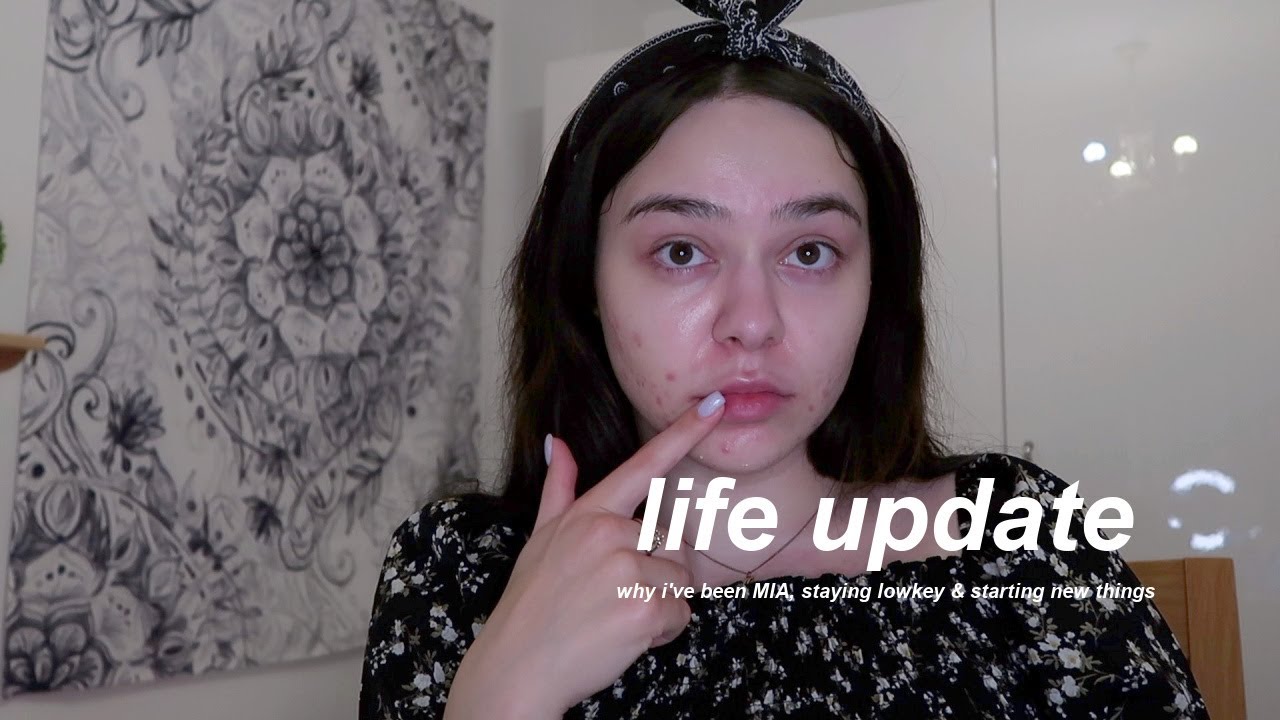 life update 🤍 why i've been MIA, staying lowkey, starting new things & korean skincare.