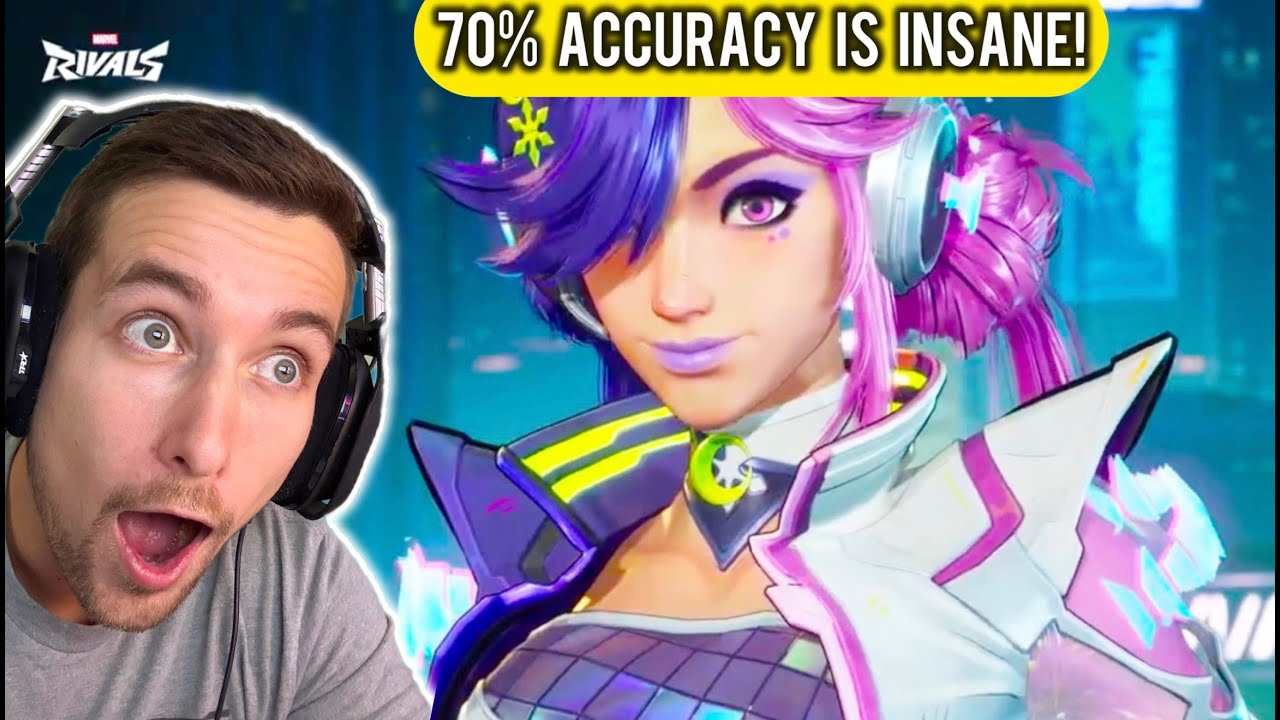 70% ACCURACY LUNA SNOW! (INSANE LUNA GAMEPLAY - MARVEL RIVALS RANKED)