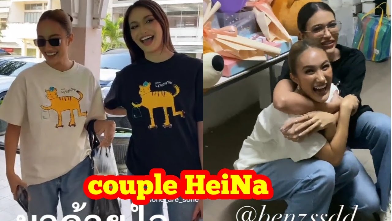 (FanCam) ติ๊นา ไฮดี้ ใส่เสื้อคู่ด้วย Tina Heidi is wearing a couple shirt today