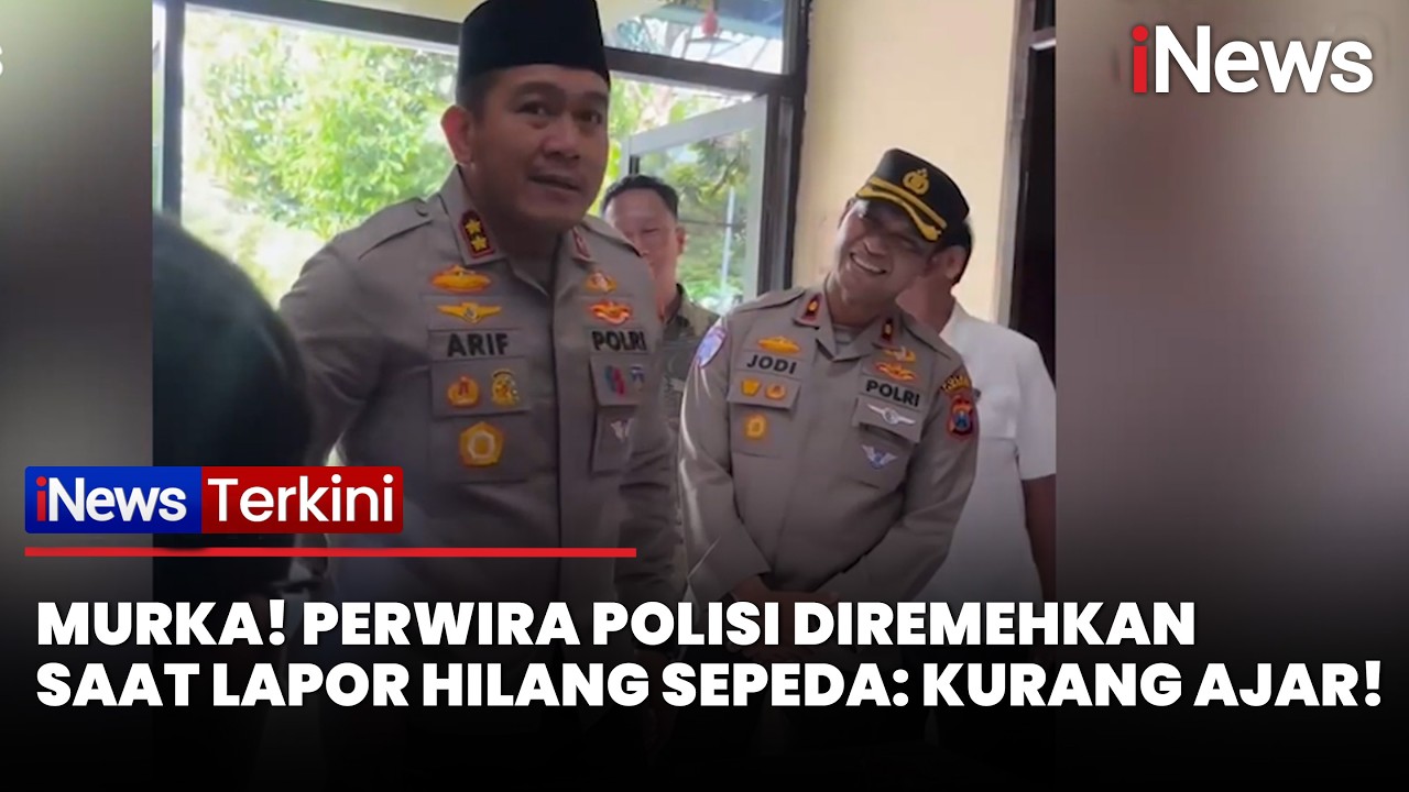 Murka! Perwira Polisi Diremehkan saat Lapor Hilang Sepeda Malah Ditanya Harga: Kurang Ajar!