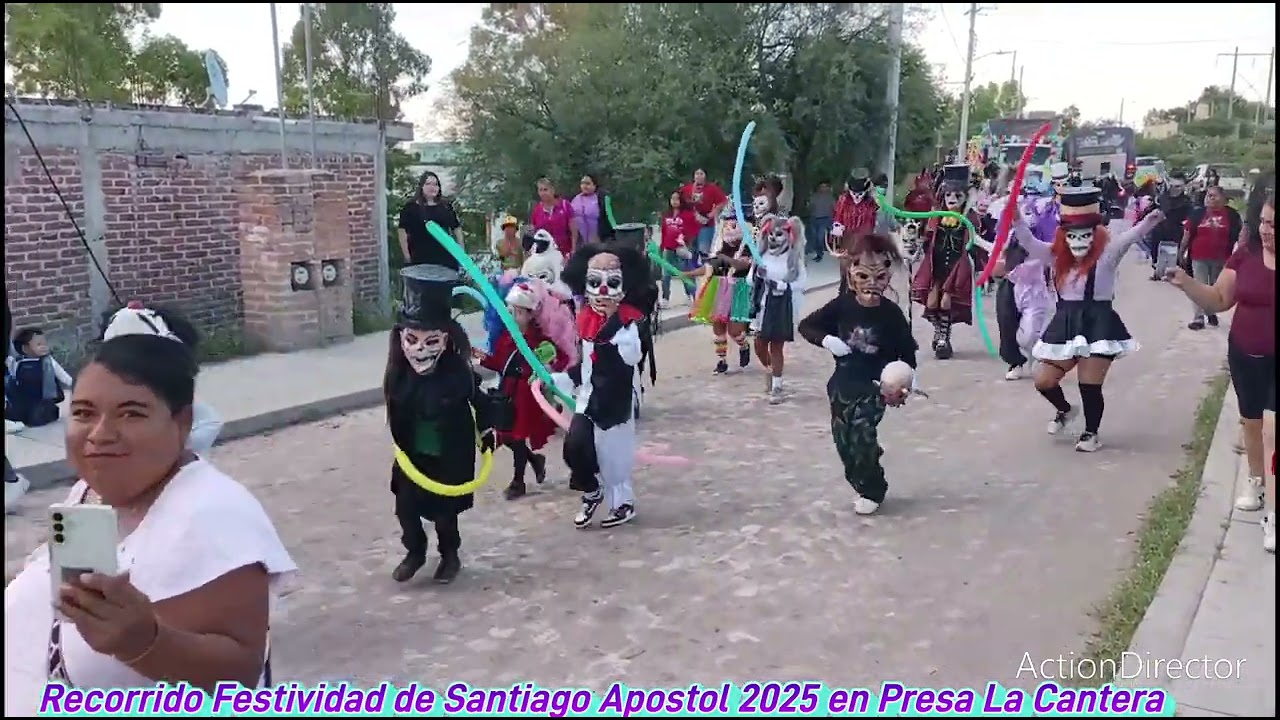 RANCHO PRESA LA CANTERA 2025 FESTIVIDAD DE SANTIAGO APOSTOL 🎊🎉👍👏😀🎶 DANZAS, SONIDO BARBY, LOCOS 👏👍😀🤡🔊