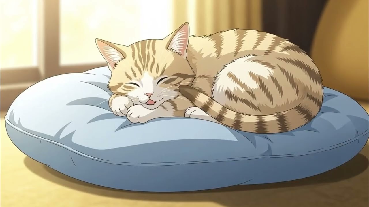 Meditation Cats Music 🐈  Relax Music for Sleep Cat, Tranquility Atmosphere, Sleeping