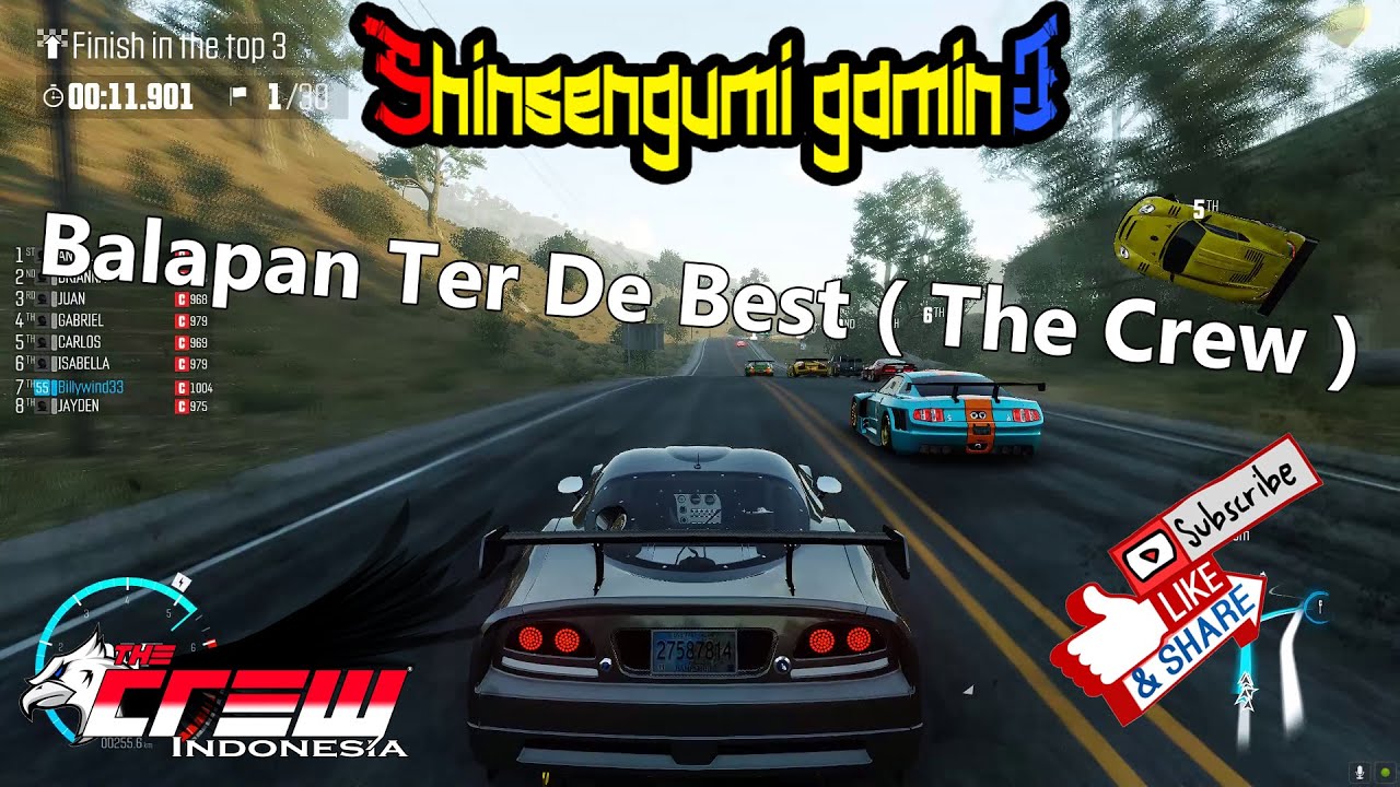 The Crew Indonesia Balapan Ter De Best (Paling Kocak)