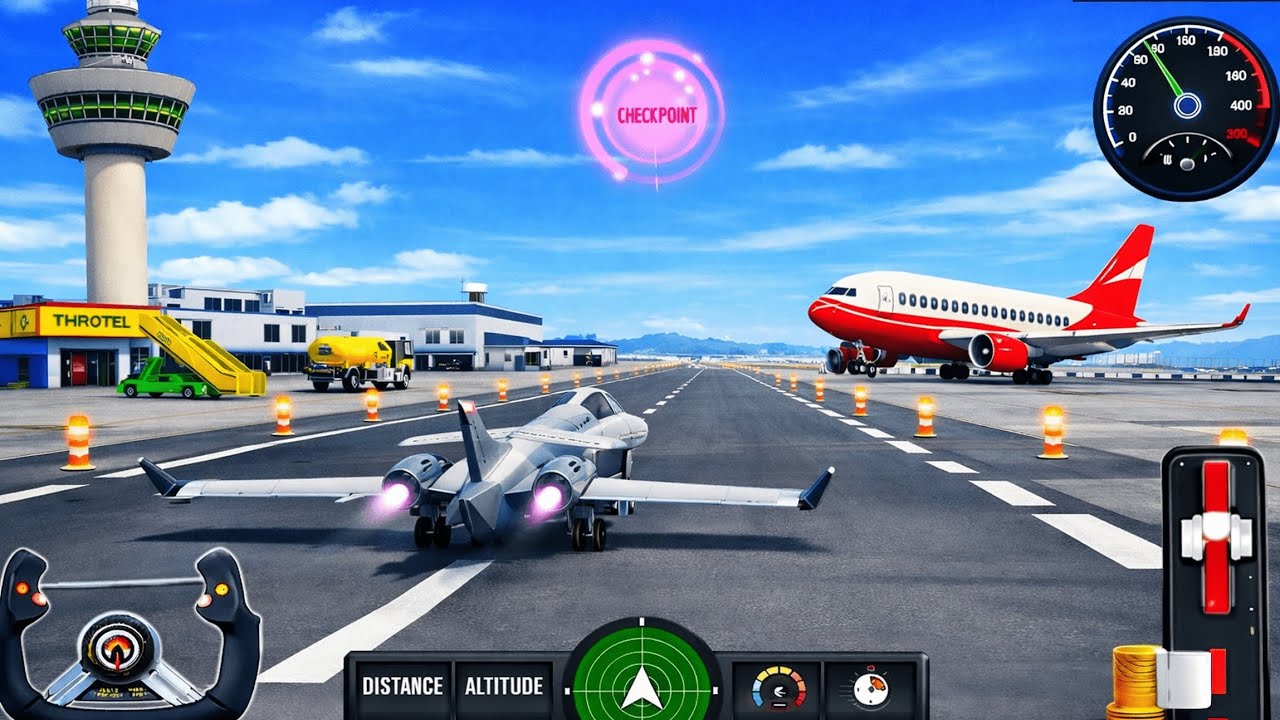 Flight Airplane City Pilot Simulator - Plane Boeing Emergency Landing - Android Gameplay