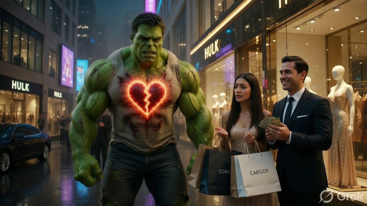 Hulk Sad Love Story 💔 | From Poor to Powerful 😈 AI Story Hindi #shorts 