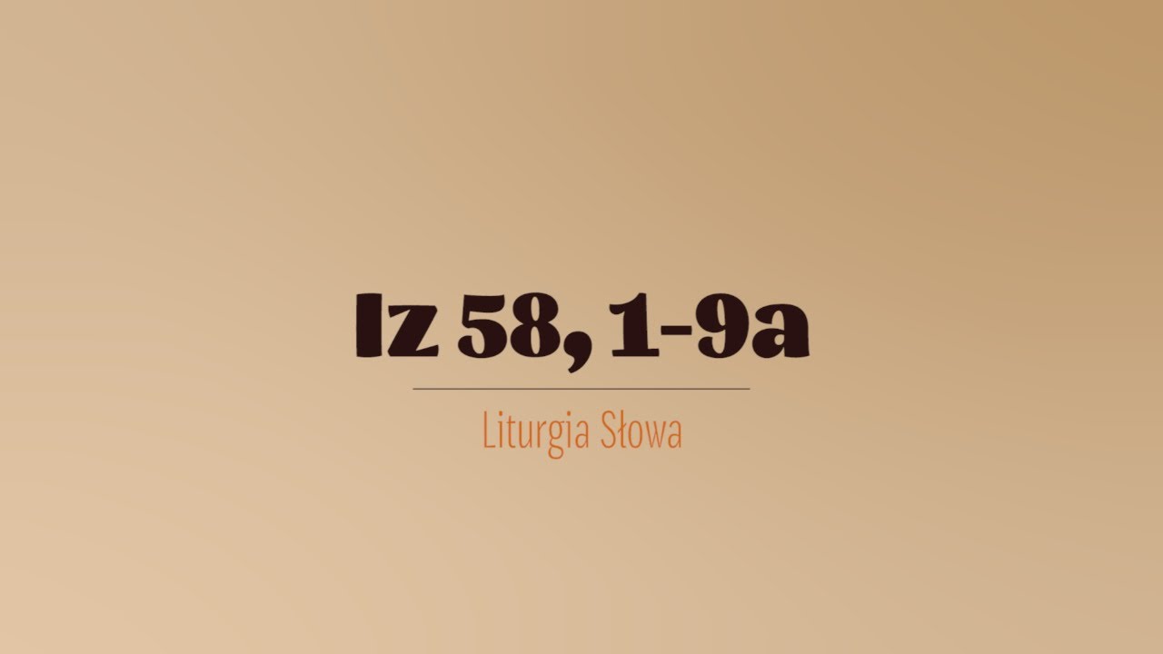 #PierwszeCzytanie | 20 lutego 2026