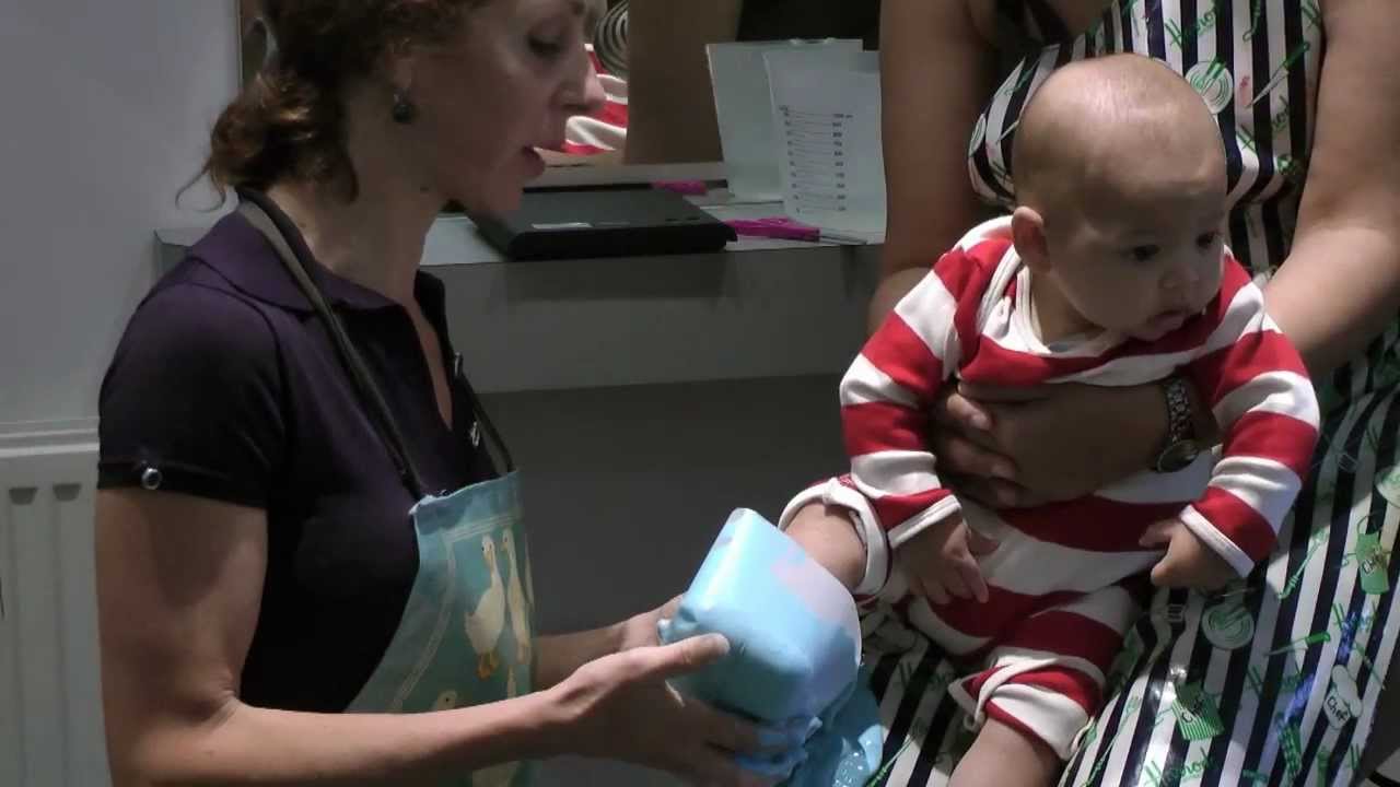 Baby Feet Casting - plaster cast alginate mould