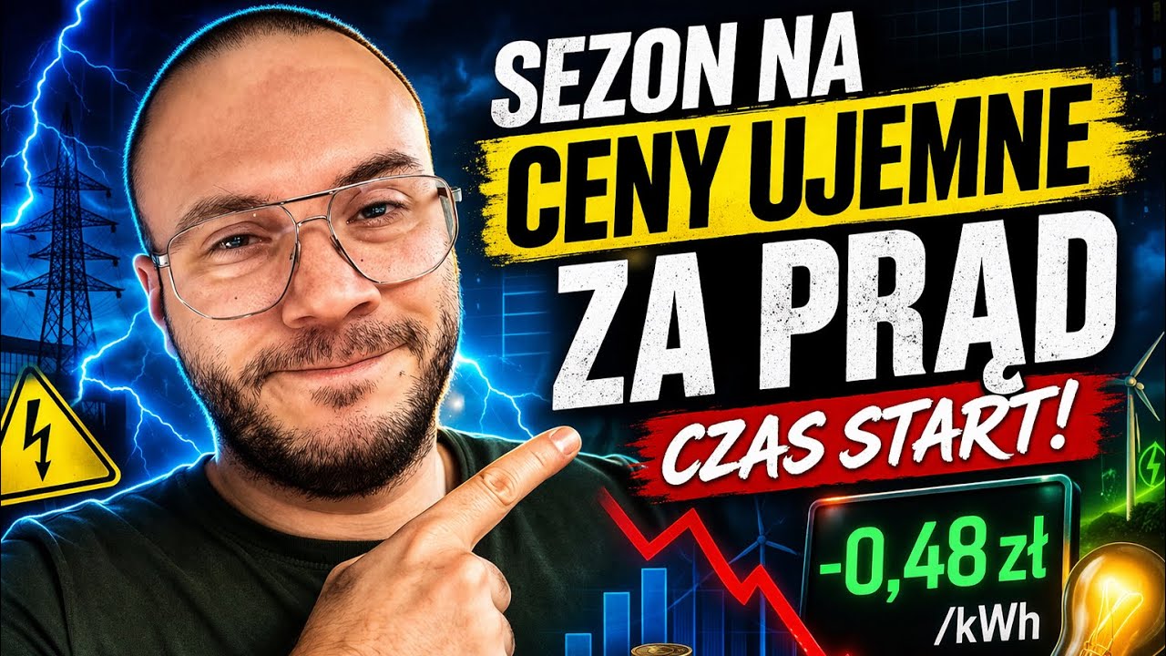 0zł za prąd to już za drogo? Zaczął się sezon na ceny ujemne za energię elektryczną!